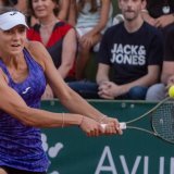 Rebeka Masarova n'a rien pu faire en 16e de finale à Madrid KEYSTONE/EPA EFE/JULIAN PEREZ